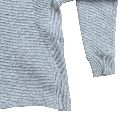 Banana Republic Sweater Womens Sweatshirt Ribbed Long Sleeve Gray Extra Small - Picture 8 of 11